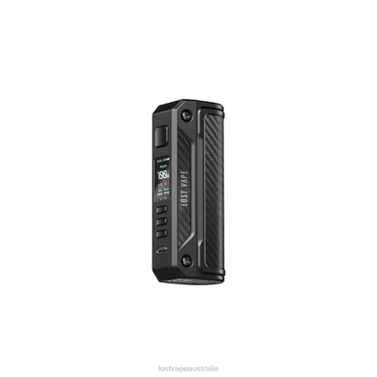 Lost Vape Thelema Solo 100W Mod Black/Carbon Fiber - Lost Vape Australia B86J252