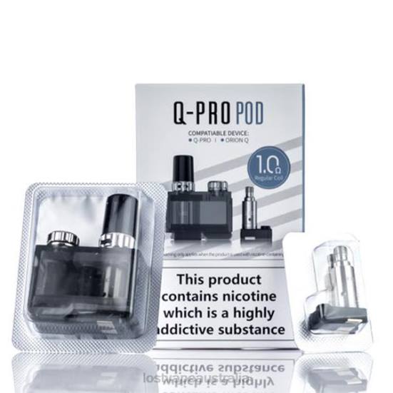 Lost Vape Orion Q-PRO Pod Set | 1 Pod + 2 Coils 1.ohm Coils - Lost Vape contact Australia B86J405
