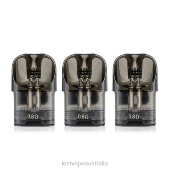 Lost Vape URSA Replacement Pods | 2.5mL (3-Pack) Green 0.8ohm - Lost Vape contact Australia B86J125